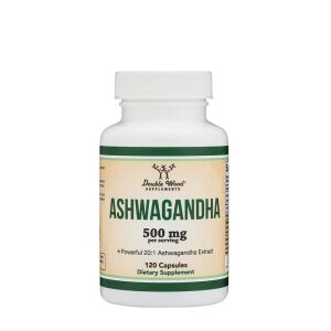 Double Wood Supplements Ashwagandha (120 Capsules) - Nuvalia