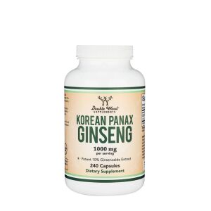 Double Wood Supplements Korean Panax Ginseng (240 Capsules) - Nuvalia