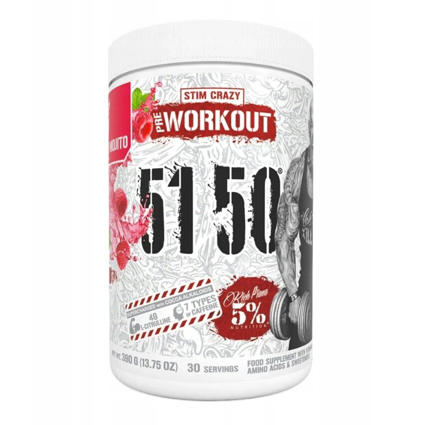 5% Nutrition 5150 Legendary Series, Hindbær-Mojito 390 g