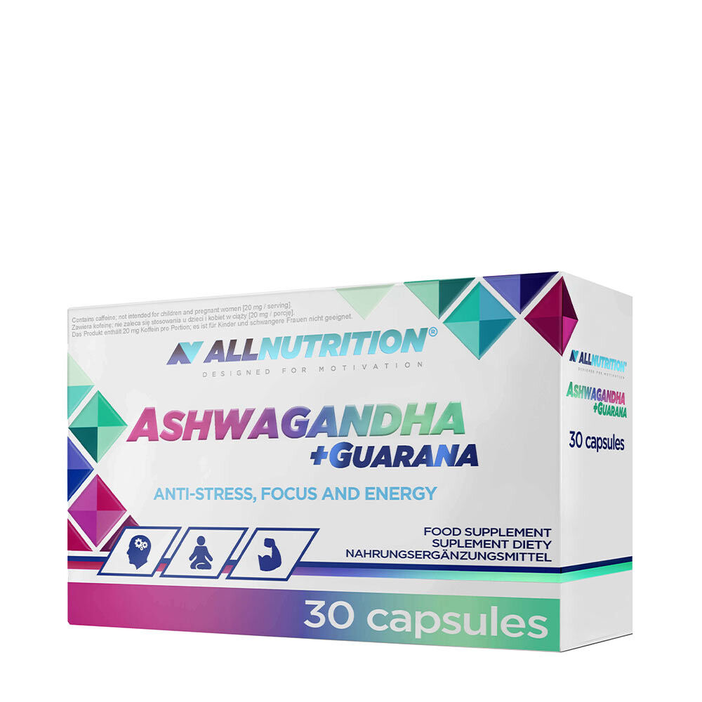 ALLNUTRITION Ashwagandha + Guaraná (30 cápsulas) - Viking Supplements