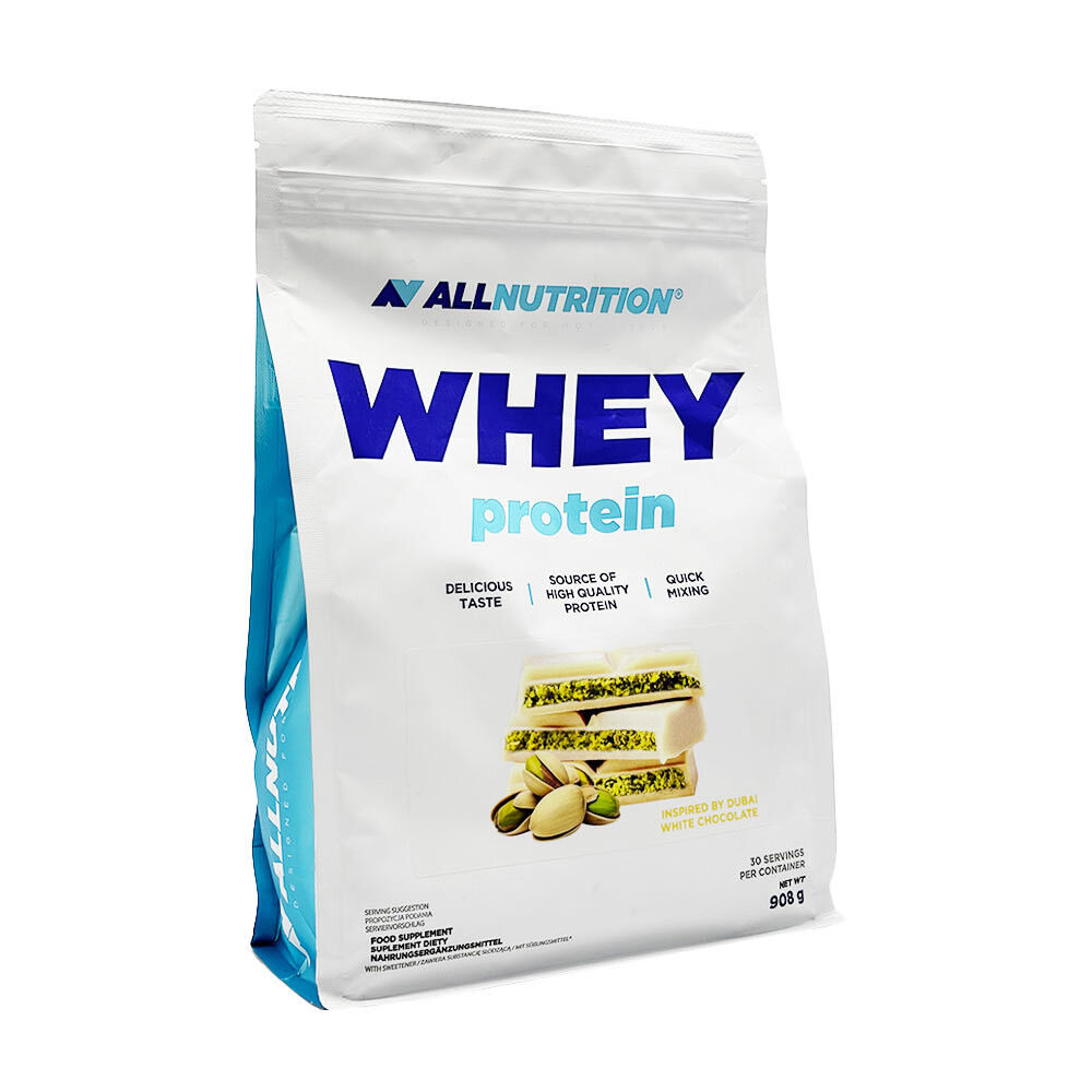 ALLNUTRITION Whey Protein (908 g, Dubai hvid chokolade-variant)