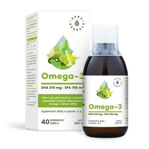 AURA HERBALS Ómega-3 - 370 DHA / 700 EPA (200 ml / 6