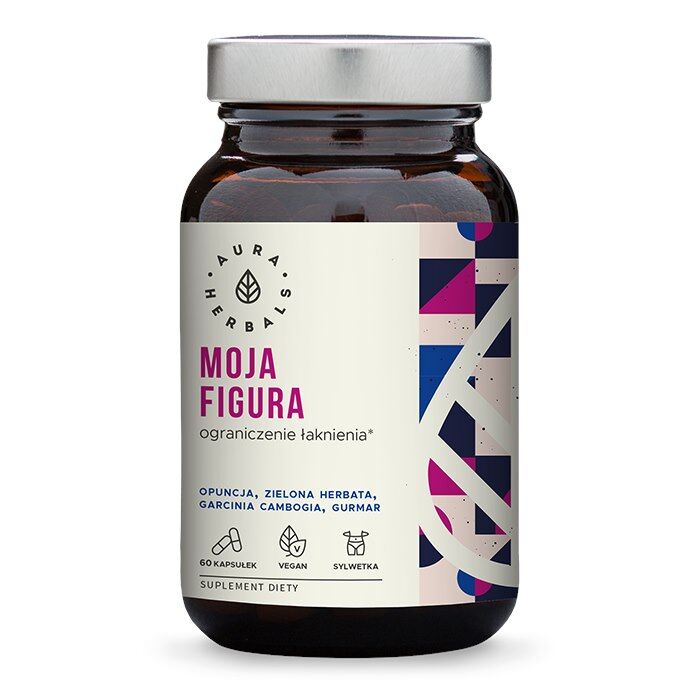 Aura Herbals - Slankende Støtte, Appetitnedsættende 60 kapsler