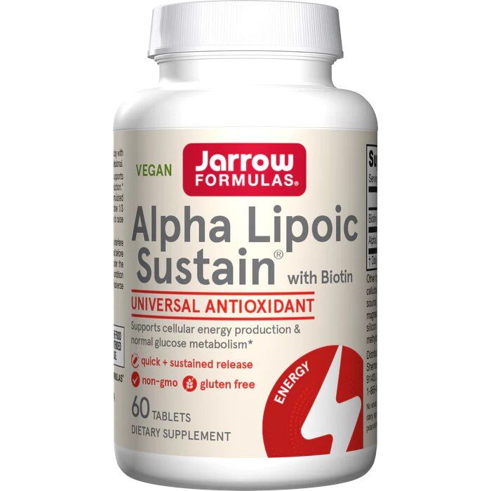 Alpha Lipoic Sustain com biotina - 120 comprimidos - Viking Supplements