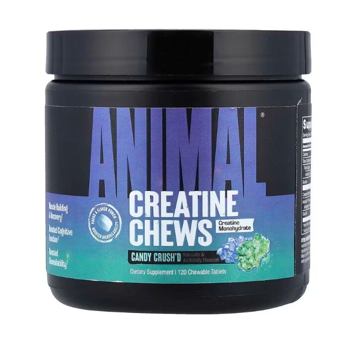 Animal - Animal Creatine Chews, Candy Crush'd - 120 chewable tablets