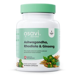 Ashwagandha + Rhodiola & Ginseng - 60 vegan caps - Viking Supplements