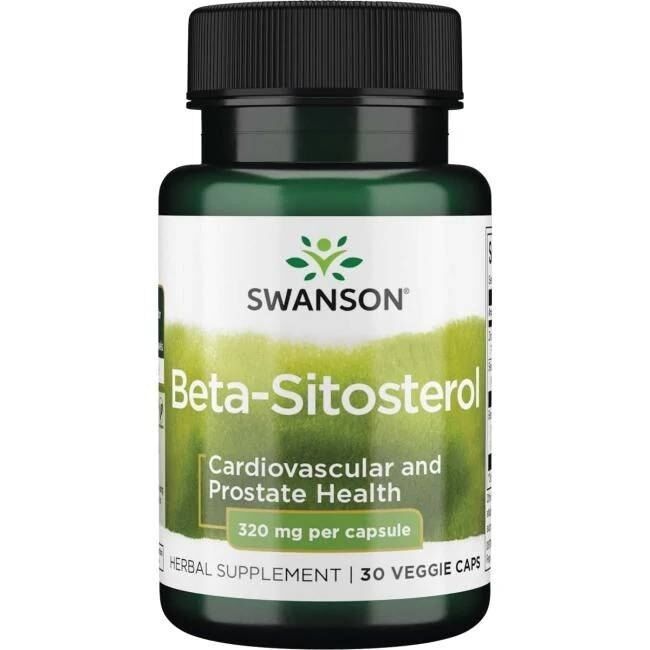Beta-Sitosterol, 320 mg - 30 vegetabilske kapsler