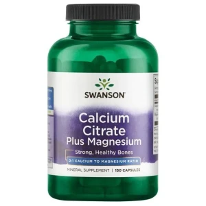 Citrato de cálcio com magnésio - 150 cápsulas - Viking Supplements