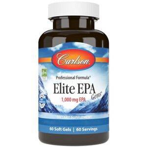 Carlson Labs Elite EPA Gems 1000 mg, 60 cápsulas moles - Viking Supplements