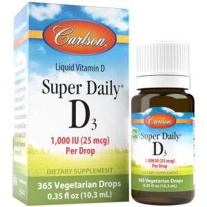Carlson Labs Super Daily D3 1000IU 10.3ml - Viking Supplements