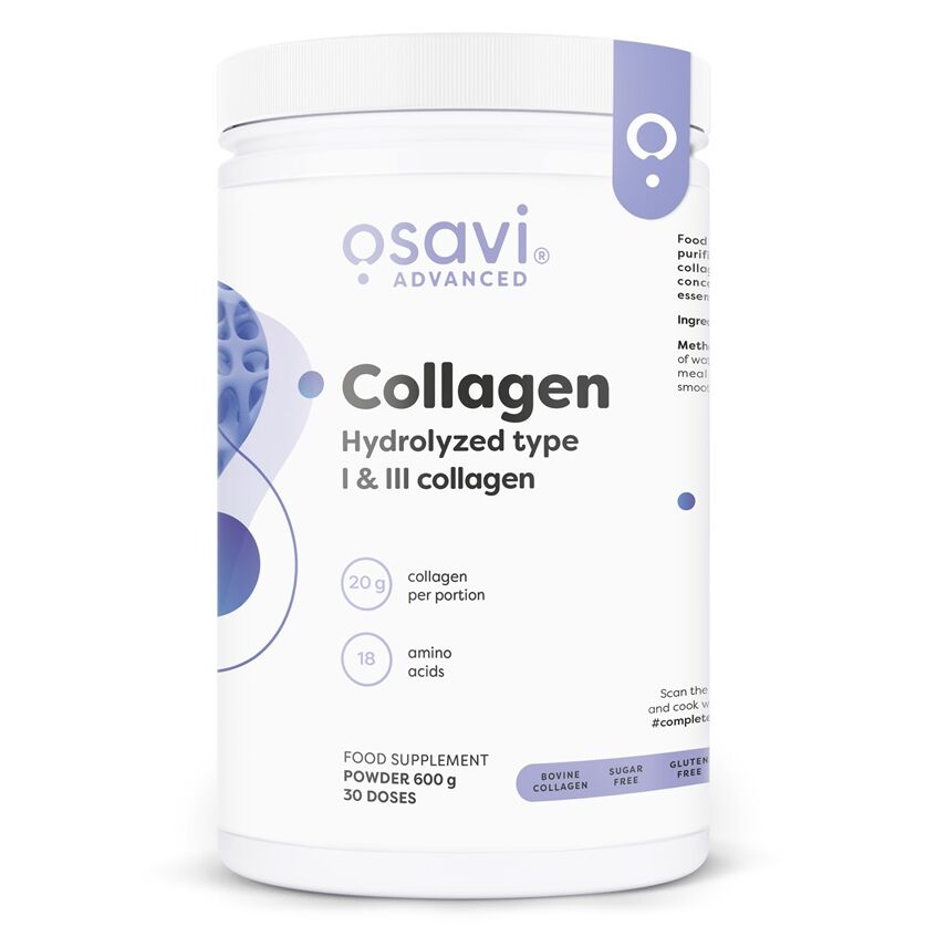Osavi - Collagen Hydrolysed Type I & III, Unflavoured - 600g