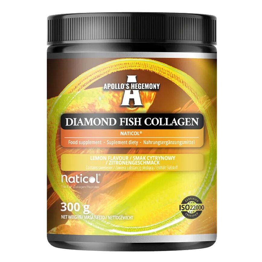 Apollo's Hegemony - Diamond Fiskekollagen, Citron - 300g