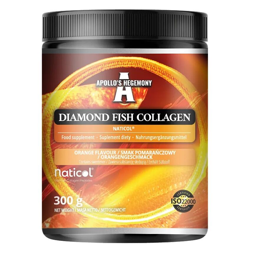 Apollo's Hegemony - Diamant Fiskekollagen, orange + 300g