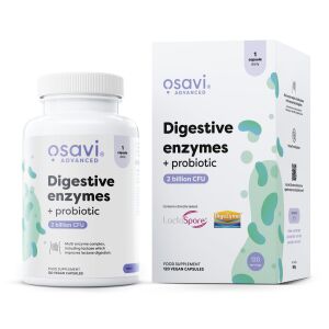 Digestive enzymes + probiotic - 120 vegan caps - Nuvalia