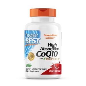 Doctor's Best High Absorption CoQ10 400mg 180 veg. capsules - Viking Supplements