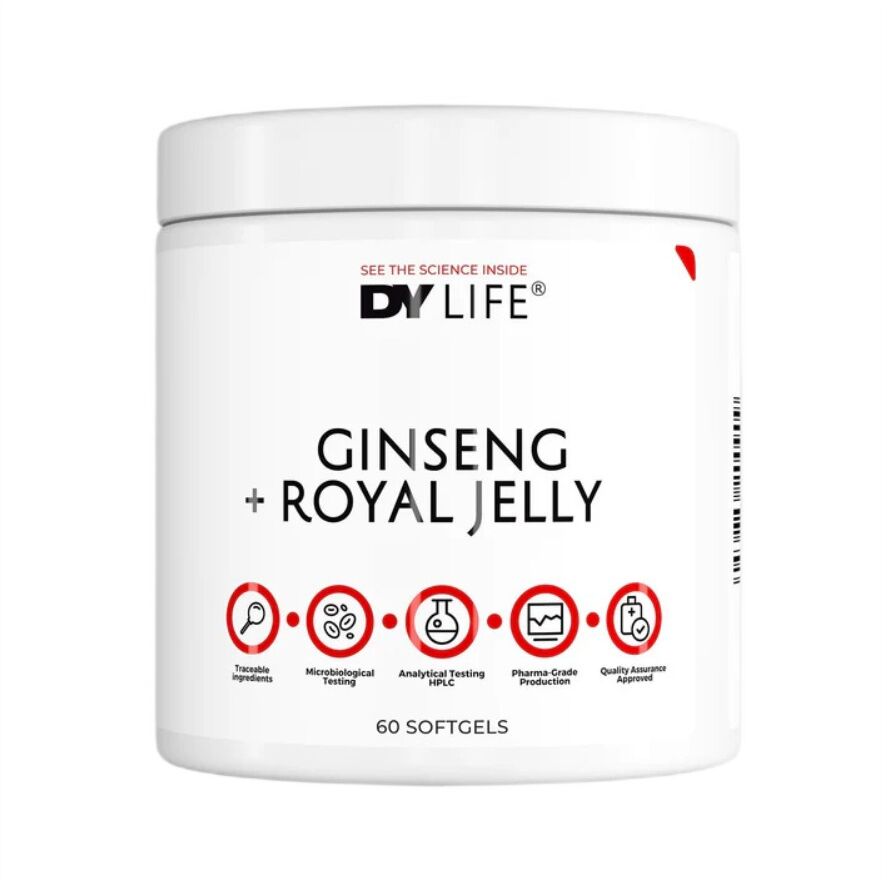 Dorian Yates - DY LIFE Ginseng + Geleia Real - 60 cápsulas moles - Viking Supplements
