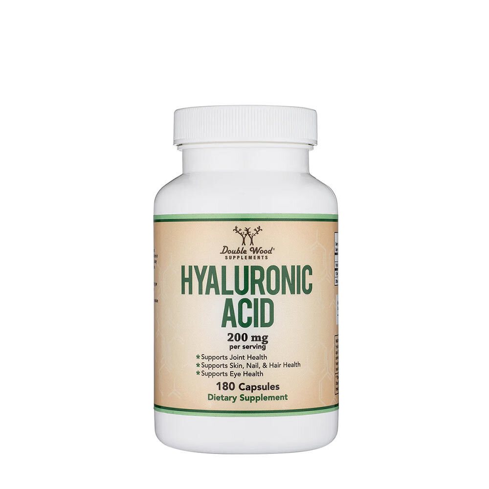Suplementos Double Wood com Ácido Hialurónico (180 cápsulas) - Viking Supplements