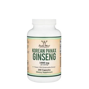 Suplementos Double Wood com Ginseng Coreano Panax (240 cápsulas) - Viking Supplements