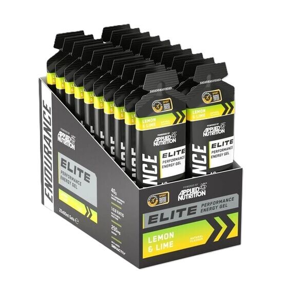 Applied Nutrition - Endurance Elite Performance Energi Gel Citron og Lime + 20 x 60 ml