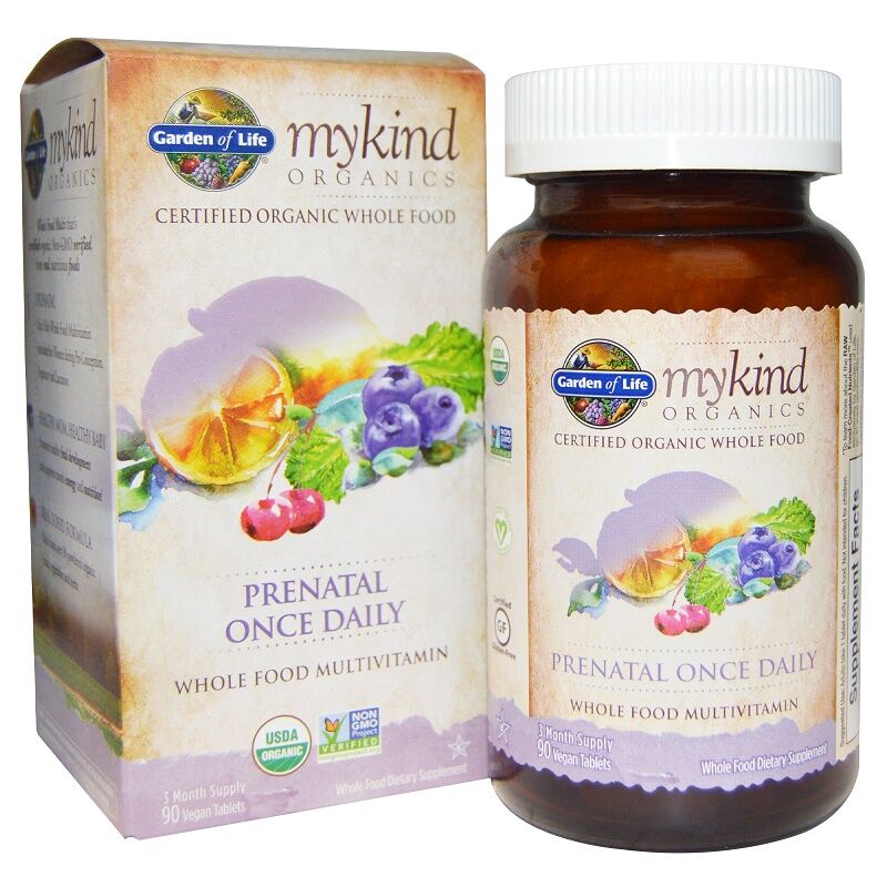 Garden of Life Mykind Prenatal Once Daily 90 tabletter