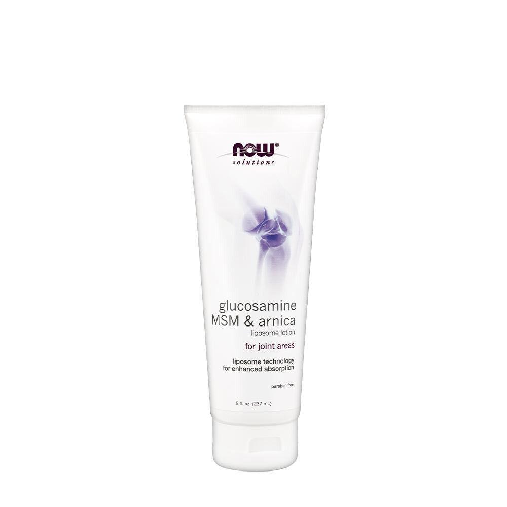 NOW Foods - Glucosamine, MSM & Arnica Liposome Lotion - 237 ml.