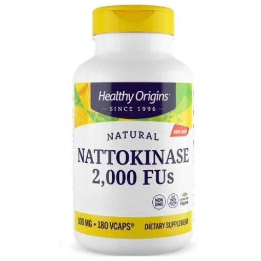 Healthy Origins - Naturlig Nattokinase 2000 FU (180 kapsler)
