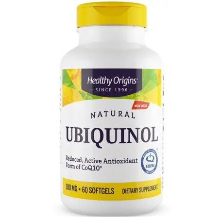 HEALTHY ORIGINS Natural Ubiquinol 100 mg (60 caps) - Viking Supplements