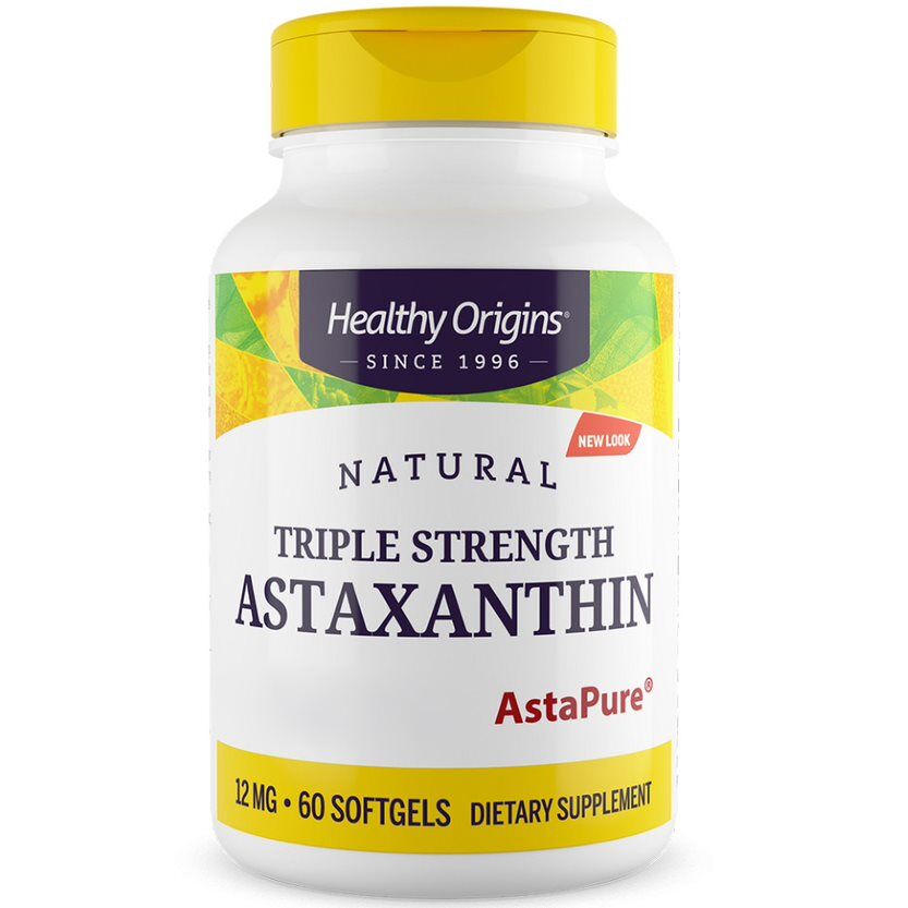 Healthy Origins Astaxanthin Depot 12mg 60 soft capsules - Viking Supplements