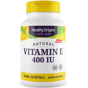 Healthy Origins Natural Vitamin E Depot 400 IU 90 soft capsules - Viking Supplements