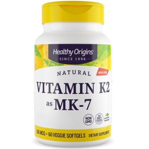Healthy Origins Vitamina K2 MK7 100 mcg, 60 cápsulas moles - Viking Supplements
