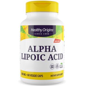 Healthy Origins alpha-lipoic acid depot 600mg 60 capsules - Viking Supplements
