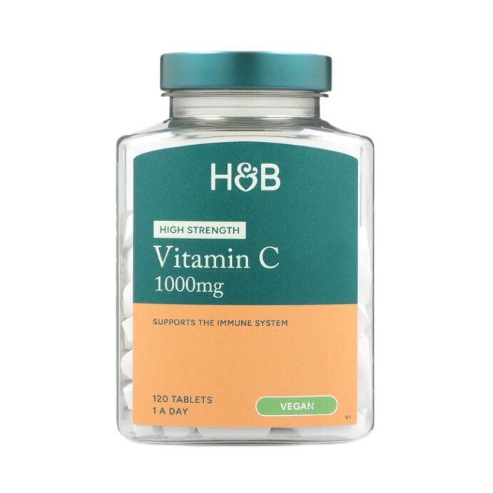 Vitamin C med høj styrke, 1000 mg 120 tabletter