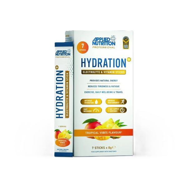 Applied Nutrition - Hydration + Electrolyte & Vitamin Powder Stick Packs, Tropical Vibes - 7 x 8g