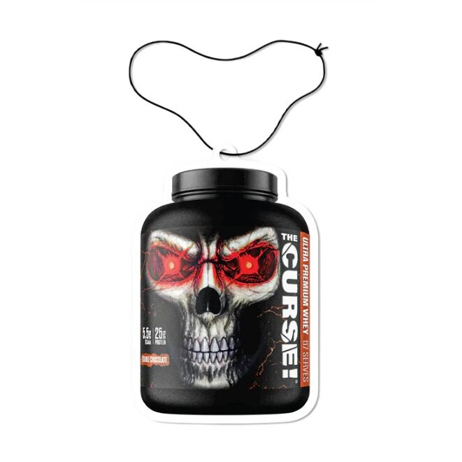 JNX Sports - A Maldição! Ambientador em forma de embalagem de proteína de soro de leite