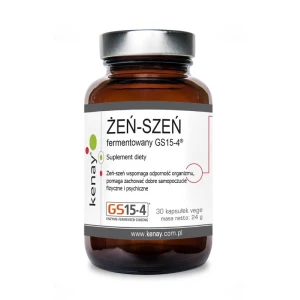KENAY Ginseng fermentado GS15-4 (30 cápsulas) - Viking Supplements