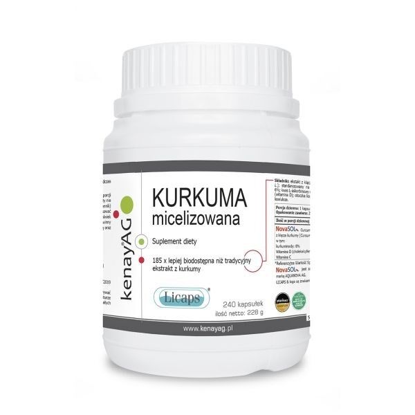 KENAY Micelle CURCUMIN Licaps (240 cápsulas) - Viking Supplements