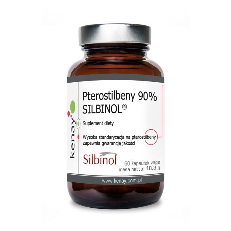 KENAY Pterostilbeno 90% SILBINOL (60 cápsulas) - Viking Supplements