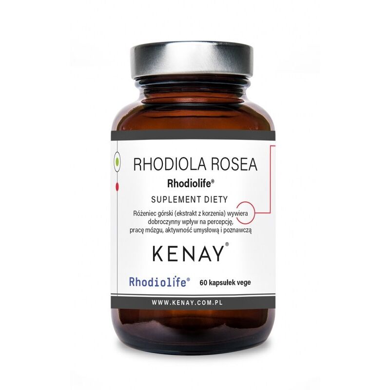 KENAY Rhodiola rosea Rhodiolife - Rodiola das montanhas (60 cápsulas vegetais) - Viking Supplements