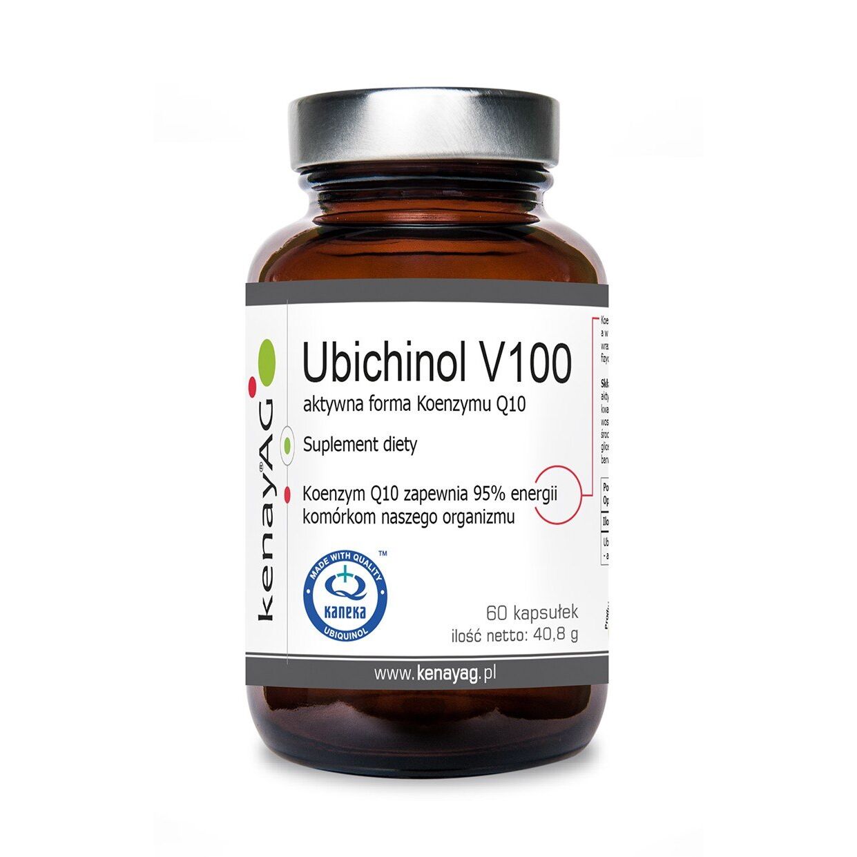 KENAY Ubiquinol V100 Coenzima Q10 ativa