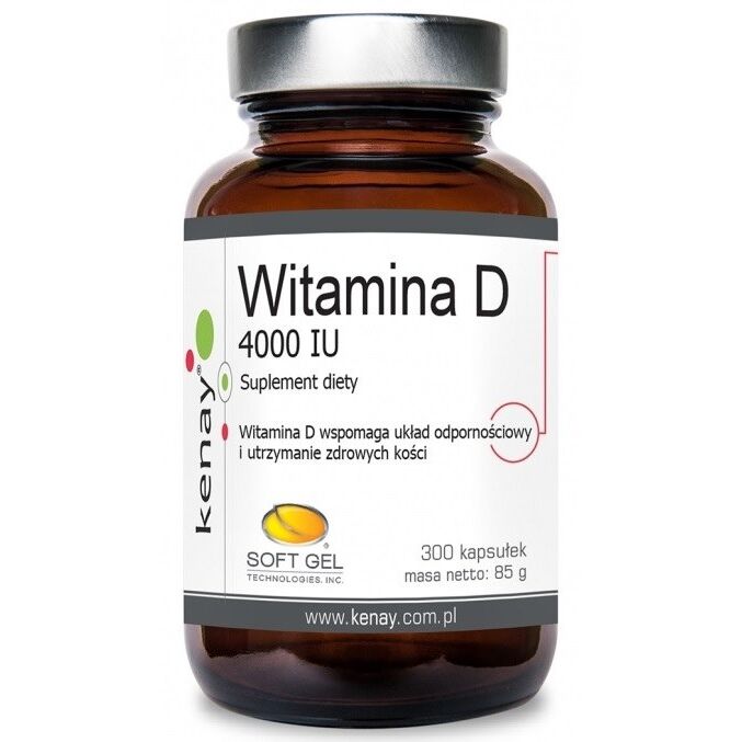 Kenay - Vitamin D3 4000 IU, 100 mcg (300 kapsler)
