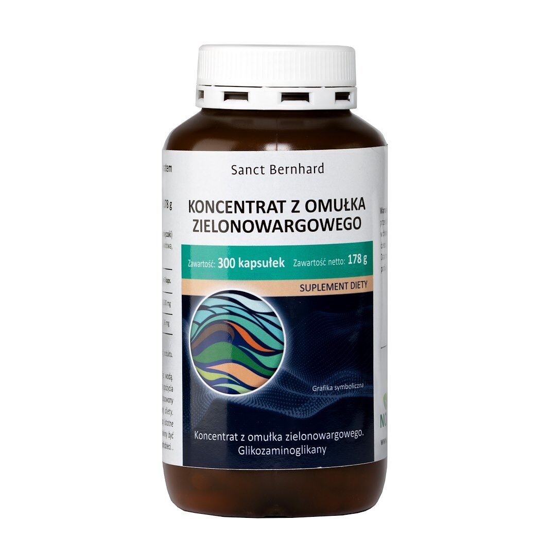 KRAUTERHAUS SANCT BERNHARD Cápsulas de mexilhão de lábios verdes (300 cápsulas) - Viking Supplements