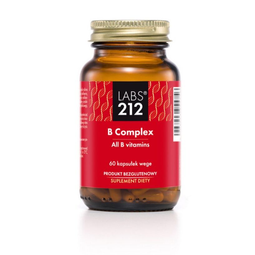 LABS212 Complexo B (60 cápsulas) - Viking Supplements