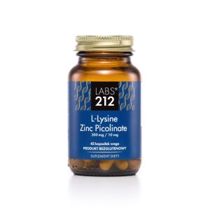 LABS212 Picolinato de L-lisina e zinco (45 cápsulas) - Viking Supplements