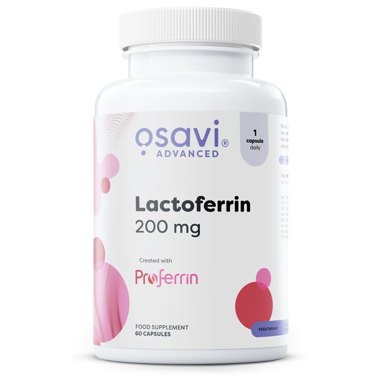 Osavi - Lactoferrin 200 mg, 60 kapsler