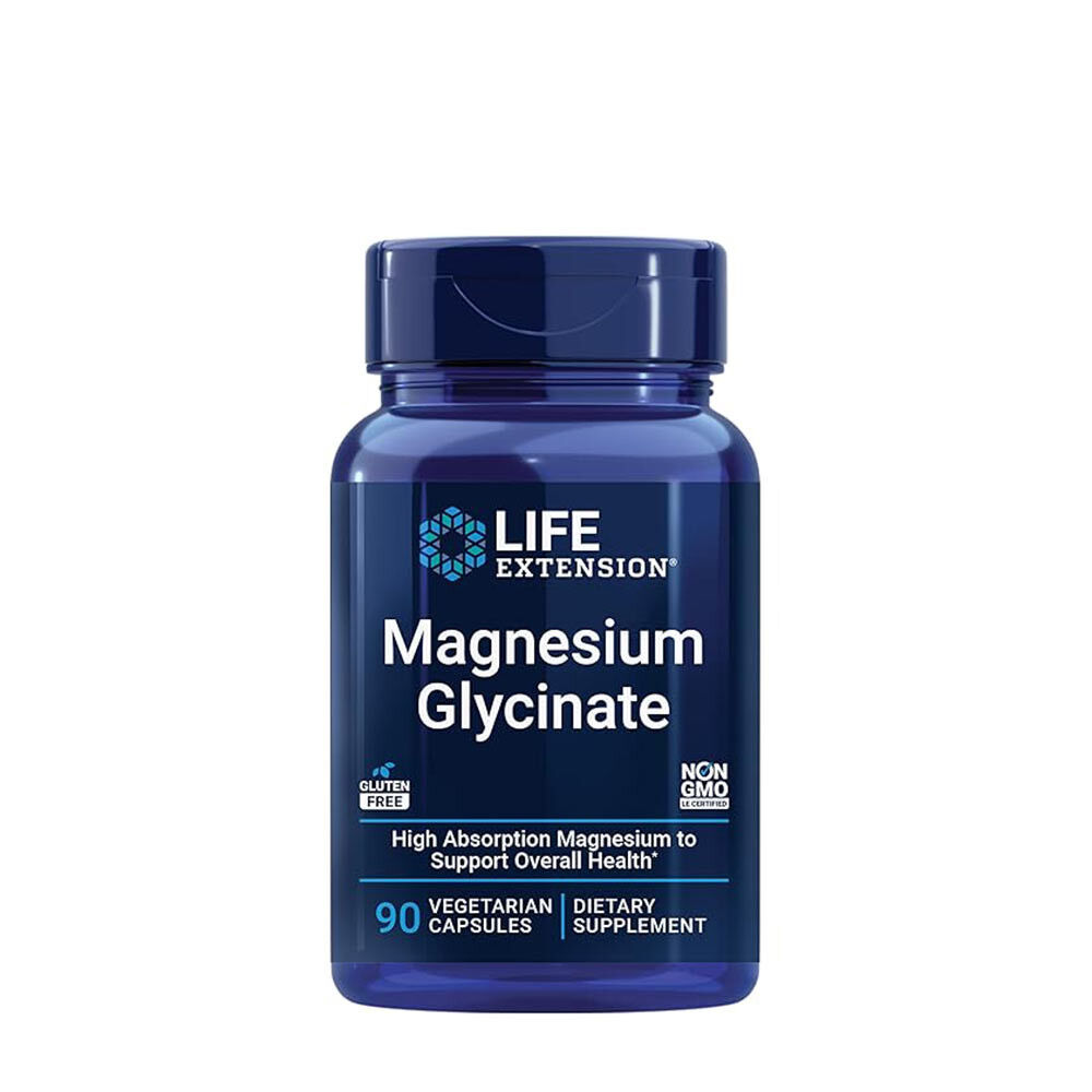 Life Extension - Glicinato de magnésio (90 cápsulas) - Viking Supplements