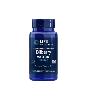 Life Extension - Extrato padronizado de mirtilo europeu (90 cápsulas vegetais) - Viking Supplements