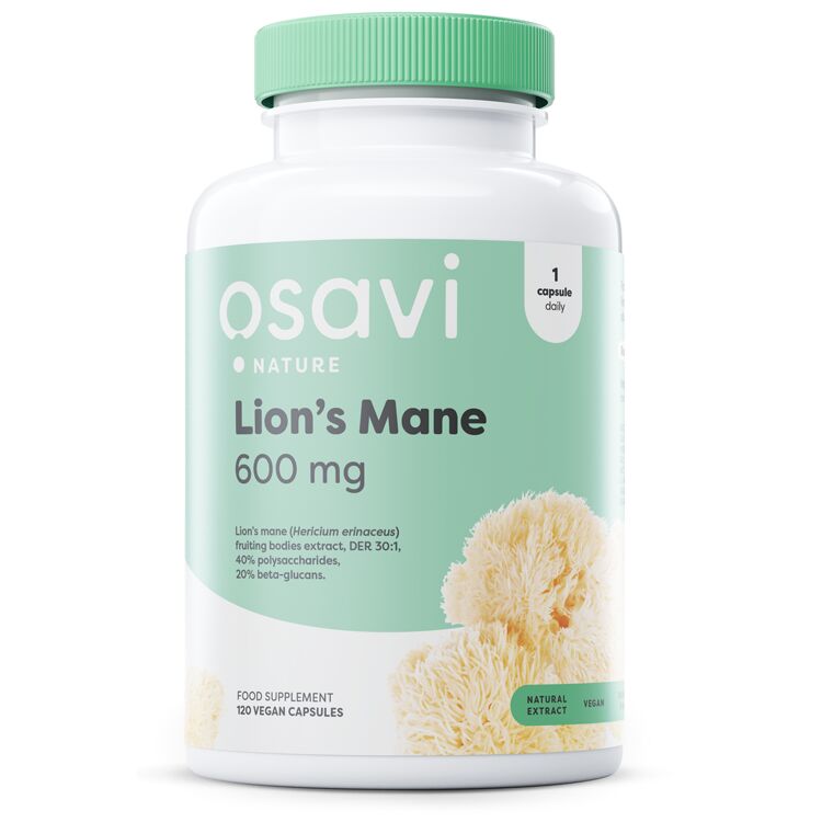 Osavi - Lion's Mane, 600mg - 120 vegan caps