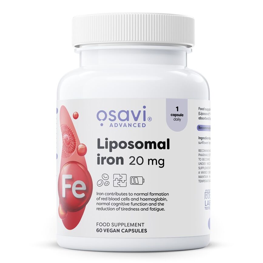 Osavi - Liposomal Iron, 20mg - 60 vegan caps