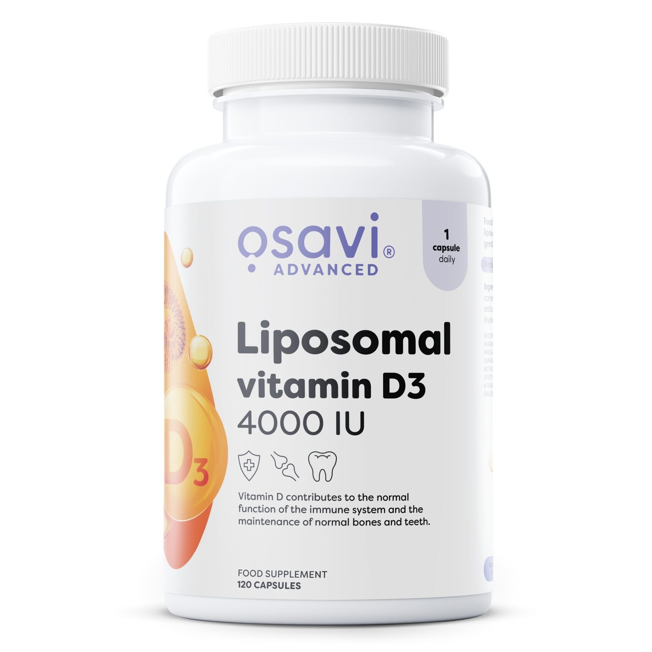 Osavi - Liposomalt D3-vitamin 4000 IE + 120 kapsler