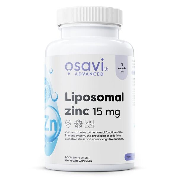 Liposomalt zink, 15 mg 120 veganske kapsler